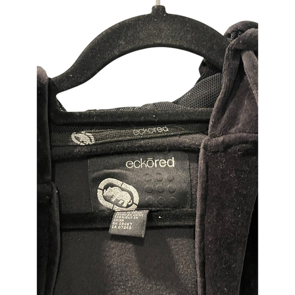 Ecko Red Vintage 90's Velvet Embroidered Rhinestone Zip Up Hoodie Size Medium - Picture 5 of 9